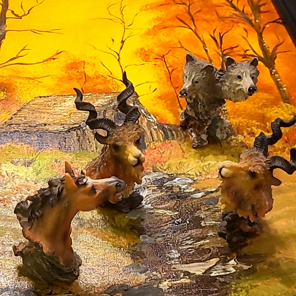 Western Style Figurines total of 4..